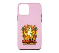 Carcasa para iPhone 12 Mini Born to Be Magical Summer Vibes Piña Unicornio
