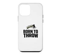 Carcasa para iPhone 12 Mini Born to Throw Camisa de papá lanzando Hacha de leñador