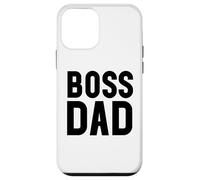 Carcasa para iPhone 12 Mini Boss Dad Men Dad Boss Hombre Papa Bossy Daddy Boss Father