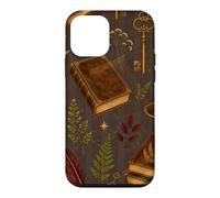 Carcasa para iPhone 12 Mini Botánicos de la Biblioteca de Medianoche