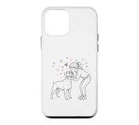 Carcasa para iPhone 12 Mini Boxer Dog Love
