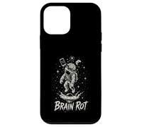 Carcasa para iPhone 12 Mini Brain Rot Astronaut Graphic Surrealista Space Gamer Meme Gift