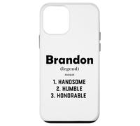 Carcasa para iPhone 12 Mini Brandon Definición Guapo Humilde Honorable Disfraz Brandon