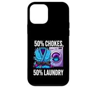 Carcasa para iPhone 12 Mini Brazilian Jiu Jitsu 50% Chokes 50% Laundry BJJ