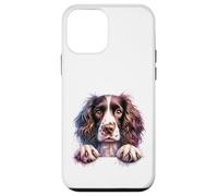 Carcasa para iPhone 12 Mini Brittany English Springer Spaniel Cocker Spaniels Cara de Perro