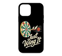 Carcasa para iPhone 12 Mini Broma de Dardos voladores de Just Wing It Darts League