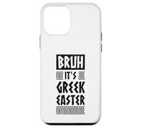 Carcasa para iPhone 12 Mini Bruh It Is Gr aster Ortodoxa Pascua Bandera de Grecia Griega