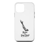Carcasa para iPhone 12 Mini Bucear O Morir Apnea Apnea Atletas Buceo Born to Deep Dive