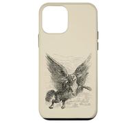 Carcasa para iPhone 12 Mini Caacrinolaas Un Perro Demonio con alas de Griffin