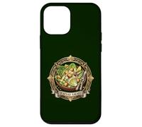 Carcasa para iPhone 12 Mini Caesar Salad Illustration Food Foodie Emblema Art Deco Design