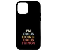 Carcasa para iPhone 12 Mini Caius Name Caius Personalized Name First Given