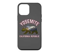 Carcasa para iPhone 12 Mini California Republic Bear Yosemite Valley National Park Flag