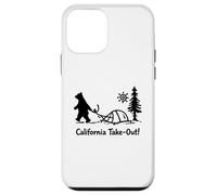 Carcasa para iPhone 12 Mini California Take-out - Divertido Oso para Senderismo, Camping, Broma al Aire Libre