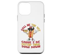 Carcasa para iPhone 12 Mini Call Me The Vet Cause I Be Puttin 'These Dogs Down Hot Dog