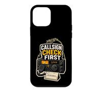 Carcasa para iPhone 12 Mini CALLSIGN Check First Radioaficionado Estación Micrófono