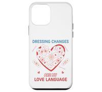 Carcasa para iPhone 12 Mini Cambios de Vestimenta Son mi Amor Lenguaje Cuidado de heridas Enfermera Humor