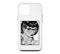 Carcasa para iPhone 12 Mini Came I Saw I Had Anxiety So I Left Pop Art Girl Quote
