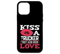 Carcasa para iPhone 12 Mini Camionero BESA a un Camionero También Necesita Amor Camionero