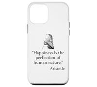 Carcasa para iPhone 12 Mini Camisa de Aristóteles sobre la Felicidad Filosofía de Aristóteles