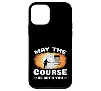 Carcasa para iPhone 12 Mini Camisa Disc Golfer Met The Course be with You Disc Golf