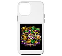Carcasa para iPhone 12 Mini Camiseta con máscara de Mardi Gras para Fiesta de Carnaval Let The Good Times Roll
