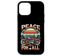 Carcasa para iPhone 12 Mini Camiseta Peace to All Ride for Unity & Brotherhood Freedom
