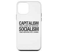 Carcasa para iPhone 12 Mini Capitalismo Vs Socialismo - Divertido Político Antisocialista