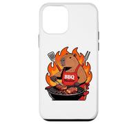 Carcasa para iPhone 12 Mini Capybara Cooking Grill BBQ Funny Gift Capybara
