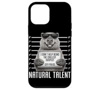 Carcasa para iPhone 12 Mini Capybara Mugshot Chillest Sospechoso Natural Talento Divertido