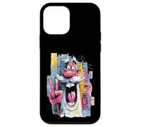 Carcasa para iPhone 12 Mini Cara gráfica Divertida de Carpintero con Graffiti Pop