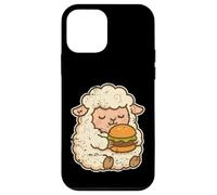 Carcasa para iPhone 12 Mini Caricatura de Hamburguesa de Oveja esponjosa