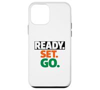 Carcasa para iPhone 12 Mini Carrera Ready Go Marathon Go Time Get Moving Sprinter de 10 km y 5 km