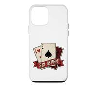 Carcasa para iPhone 12 Mini Cartas de Juego Vintage Six Seven Poker
