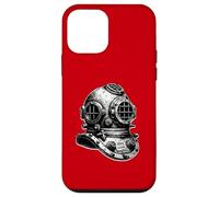 Carcasa para iPhone 12 Mini Casco de Buceo Vintage - Buceo Divertido