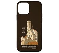 Carcasa para iPhone 12 Mini Castillo de Lichtenstein, Alemania, Dibujo a Mano