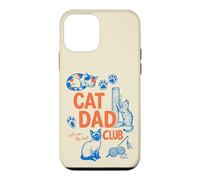 Carcasa para iPhone 12 Mini Cat Dad Club Funny Cat Lover Father's Day