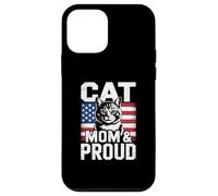 Carcasa para iPhone 12 Mini Cat Mom and Proud