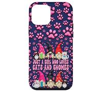 Carcasa para iPhone 12 Mini Cat Owner Must Haves For Girls Who Loves Cats and Gnomes
