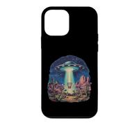Carcasa para iPhone 12 Mini Cesta de Golf con Disco OVNI Desierto Retro Vintage Motivo