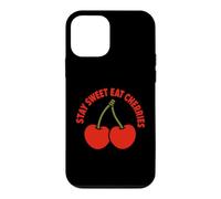Carcasa para iPhone 12 Mini Cherry Fruit Cute Funny Food Stay Sweet Eat Cherries
