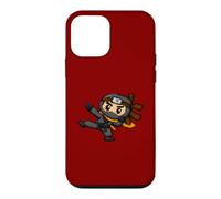 Carcasa para iPhone 12 Mini Chibi Ninja de 8 bits