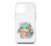 Carcasa para iPhone 12 Mini Chibi T-Rex Palillos Ramen de Brazos Cortos Fail Cute Kawaii Art