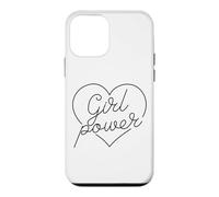 Carcasa para iPhone 12 Mini Chica Poder Corazón Amor Mujeres poderosas Fuerte Empoderar Mujer