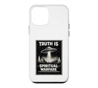 Carcasa para iPhone 12 Mini Christian Alien Meme Profecía Paranormal Guerra Espiritual