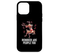 Carcasa para iPhone 12 Mini Christmas Xmas Reindeer Are People Too Funny Dancer