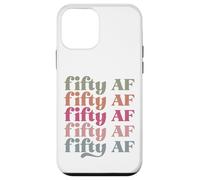 Carcasa para iPhone 12 Mini Cincuenta AF Hombres Mujeres Adjetivos Favoritos Divertidas Palabras atrevidas