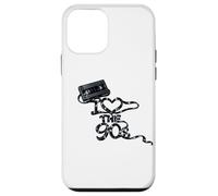 Carcasa para iPhone 12 Mini Cinta Adhesiva Suelta con Texto «I Heart The 90s Movie Store Rent»