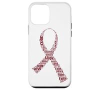 Carcasa para iPhone 12 Mini Cinta de curación de Amor con Esperanza de Conciencia sobre el cáncer de mieloma múltiple