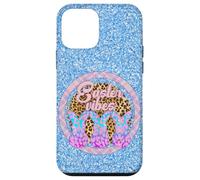 Carcasa para iPhone 12 Mini Círculo a Cuadros con diseño de Leopardo con diseño de Tres Conejos de Easter Vibes