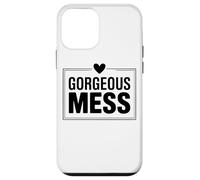 Carcasa para iPhone 12 Mini Cita Divertida del Caos del Amor Propio magnífico lío